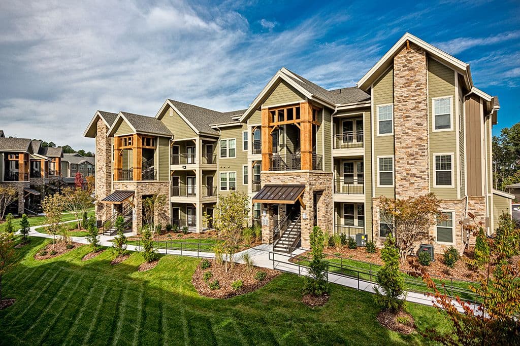 Multifamily apartment community exterior